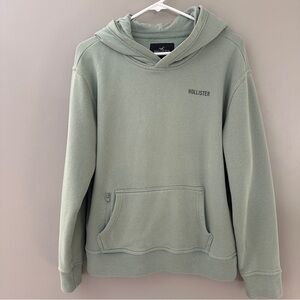 Hollister Men's Green Hoodie XS